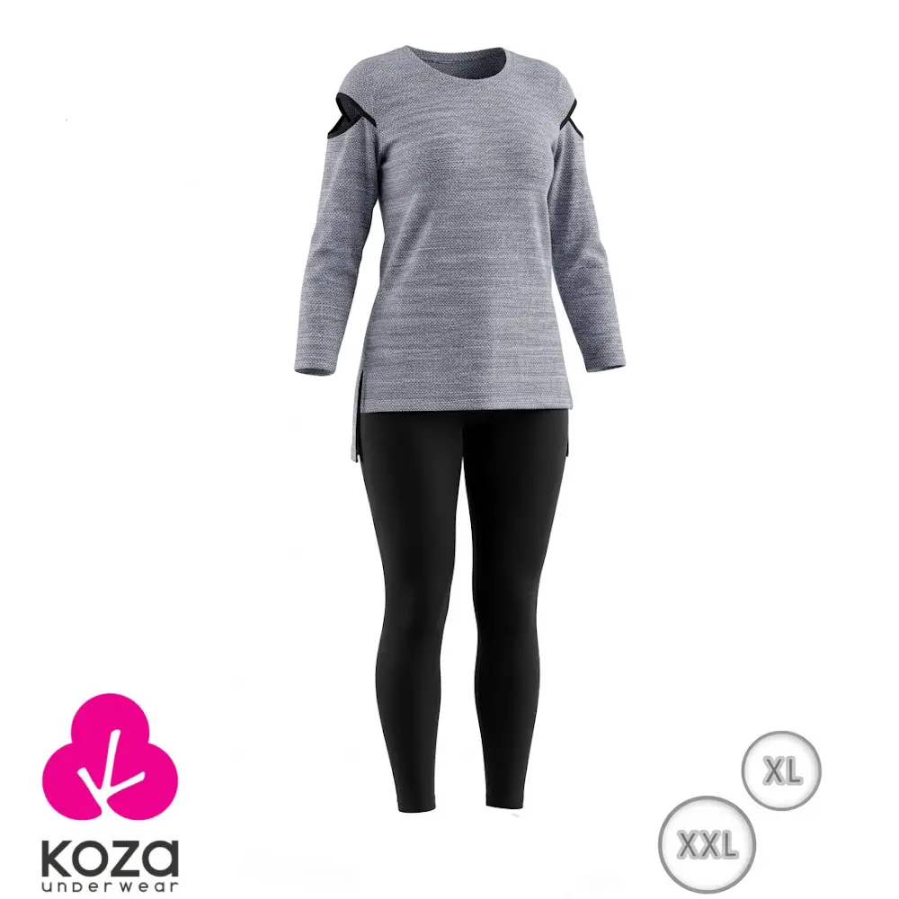 New Project (9) بلوز و شلوار زنانه KOZA کد 006 جینی - تصویر 1