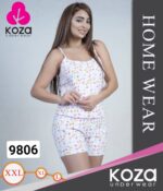 تاپ شلوارک سرهمی (اورال) زنانه KOZA کد 9086 جین 12 تایی - تصویر 2
