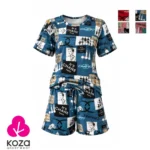 فروش تاپ شلوارک زنانه KOZA عمده کد 9144 – عمده فروشی لباس زنانه بازار بزرگ تهران (تولیدی پانیذ) - تصویر 3
