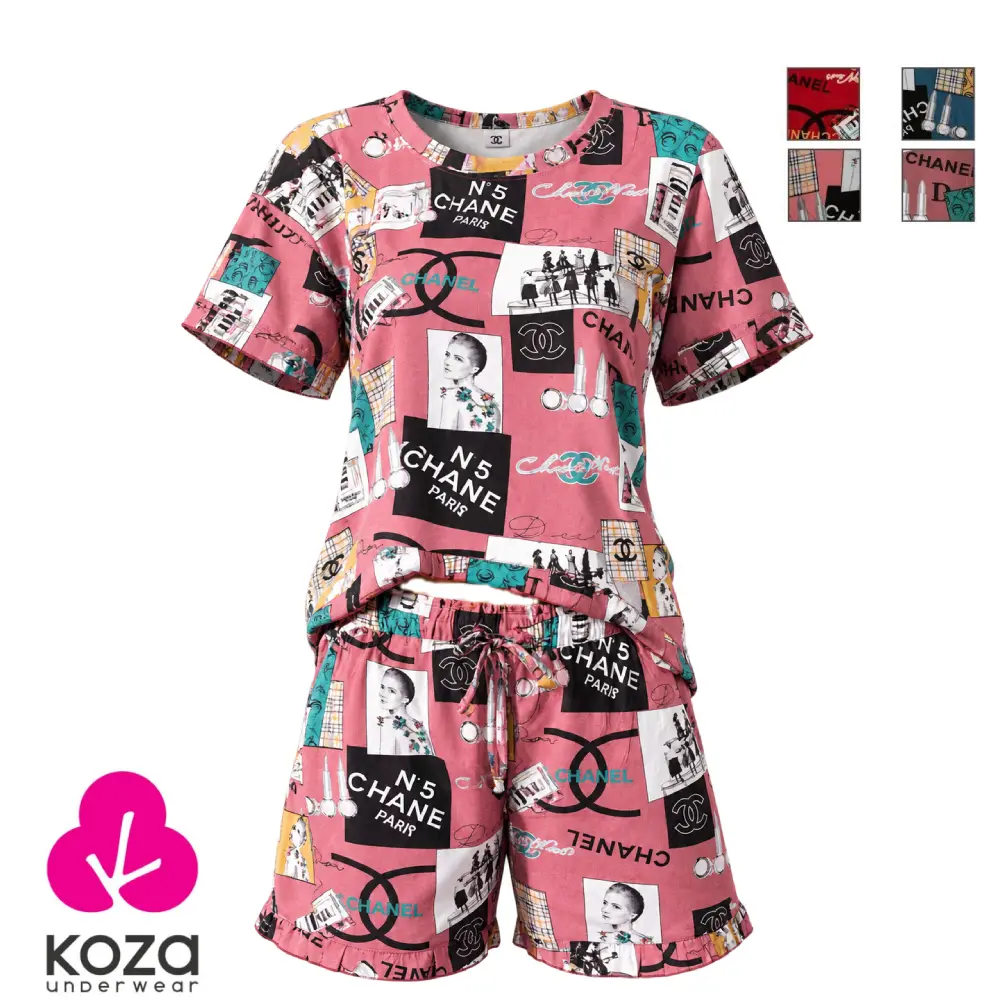 koza-9144 فروش تاپ شلوارک زنانه KOZA عمده کد 9144 – عمده فروشی لباس زنانه بازار بزرگ تهران (تولیدی پانیذ) - تصویر 1